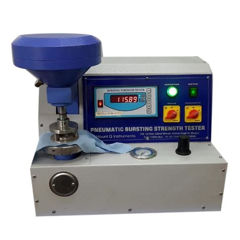 Auto Pneumatic Bursting Strength Tester commercial|bursting strength testers.